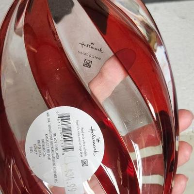 Sale Photo Thumbnail #391: New hallmark candy dish, ornament, new target candle warmer and a cute hatbox snowman