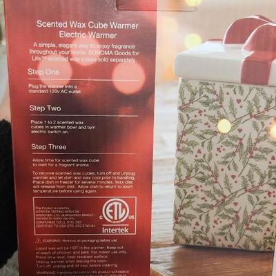 Sale Photo Thumbnail #389: New hallmark candy dish, ornament, new target candle warmer and a cute hatbox snowman