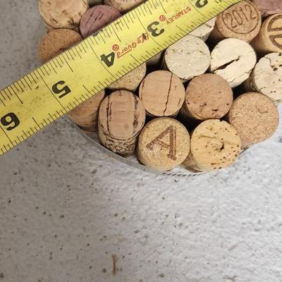 Sale Photo Thumbnail #410: Great carved covered Lazy Susan from the Philippines. A cork trivet and a really beautiful studio pottery piece