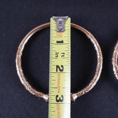 10Kt Gold Bracelets (Pair) - 84.3 grams