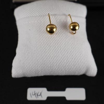 14Kt Gold Earrings - 2.4 grams
