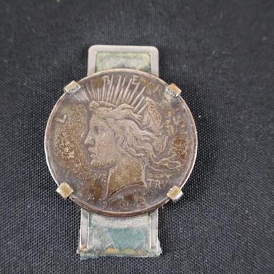 1923 Peace Dollar Money Clip