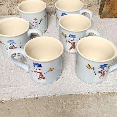 Sale Photo Thumbnail #422: Cute snowman hot cocoa set