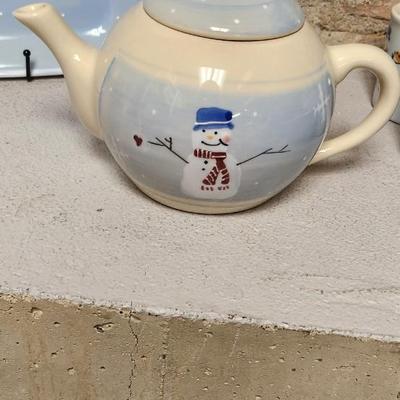 Sale Photo Thumbnail #427: Cute snowman hot cocoa set