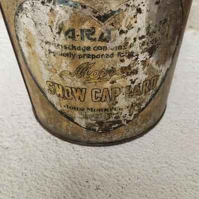 Sale Photo Thumbnail #436: Awesome old eagle gas can, lard bucket and a cute little red lantern