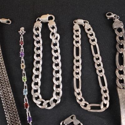 Sterling Silver Jewlery Lot - 246.8 grams