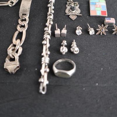 Sterling Silver Jewlery Lot - 246.8 grams
