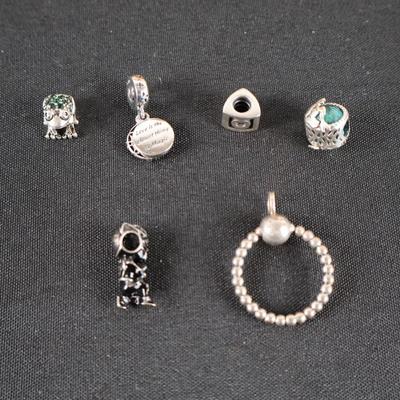 Pandora Charm Lot Sterling Silver