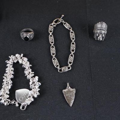Non Sterling/Gold Costume Jewlery Lot
