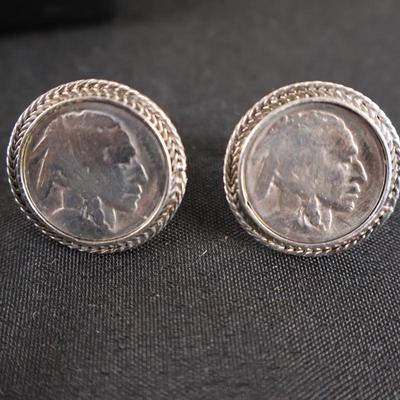 Buffalo Nickel Cufflinks