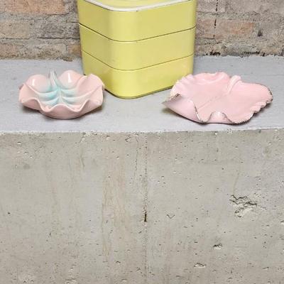 Sale Photo Thumbnail #463: That swedish aluminum canister set is groovy! Very perfectly vintage ashtray and other leaf dish