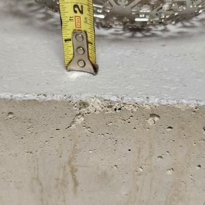 Sale Photo Thumbnail #490: Big metal snowflake bowl, Orrefors Holly votive, painted wine glass, vintage ornaments and more