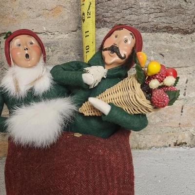 Sale Photo Thumbnail #572: Byer caroler sleigh and reindeer....yes they were sold as a set :/