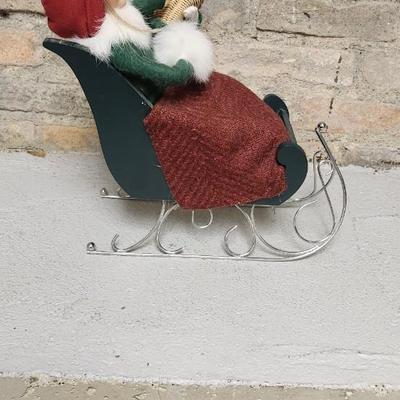 Sale Photo Thumbnail #575: Byer caroler sleigh and reindeer....yes they were sold as a set :/