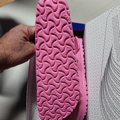 Sale Photo Thumbnail #813: I think neither pair have been worn based on the bottom but the sensible shoes do have something on them, ot looks like drops of ketchup, did wipe off when attempted but I did not clean them