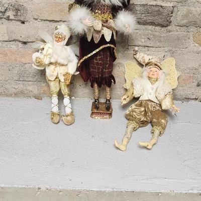 Sale Photo Thumbnail #581: Trio of holiday sprite, elves, whatever you would like to call them. :)