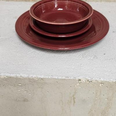 Sale Photo Thumbnail #607: Remaining Fiesta Cinnebar pieces