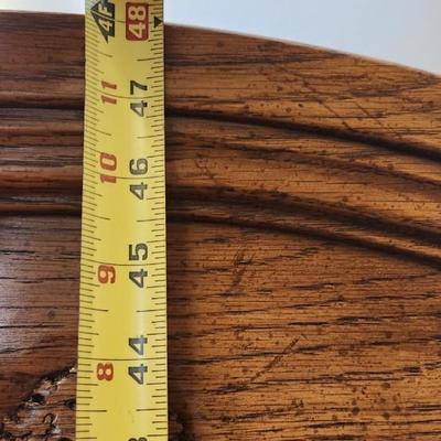 Sale Photo Thumbnail #648: Solid oak dresser with shadowbox mirror top. Pieces come apart...bring help loading