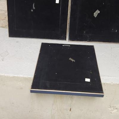 Sale Photo Thumbnail #692: Trio of cute framed Peter Rabbit prints