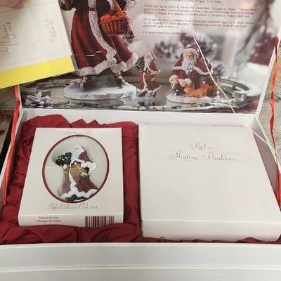 Sale Photo Thumbnail #699: Pipka collectors club figure and ornament in boxes from 2003 and 2004