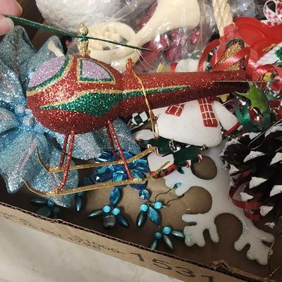 Sale Photo Thumbnail #712: Misc remaining flat of ornaments