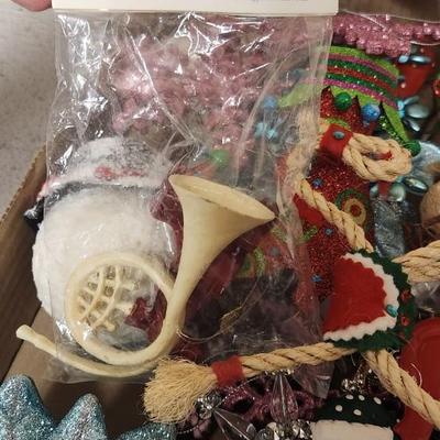 Sale Photo Thumbnail #713: Misc remaining flat of ornaments