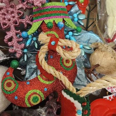 Sale Photo Thumbnail #714: Misc remaining flat of ornaments