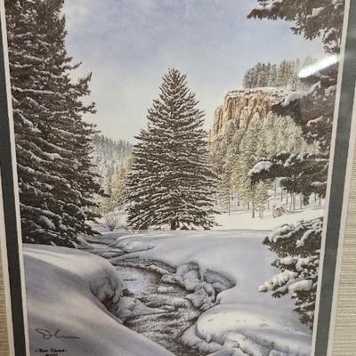 Sale Photo Thumbnail #720: Framed John Crane watercolor