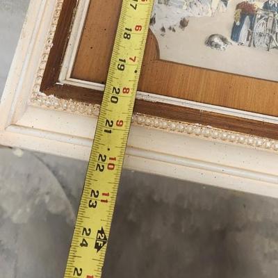 Sale Photo Thumbnail #742: The matting on this is particularly interesting. Neat hand colored engraving