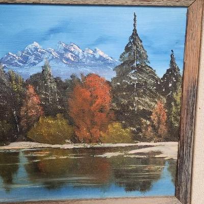Sale Photo Thumbnail #759: Nicely framed original painting