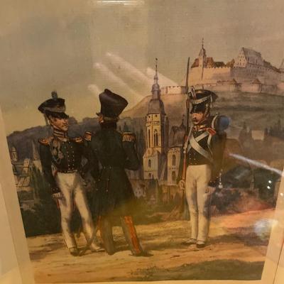 Soldiers artwork signed