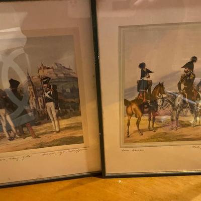 Soldiers artwork signed