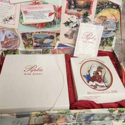 Sale Photo Thumbnail #791: 2008 Pipka figurine and ornament with box as well as the collector club tin, key etc