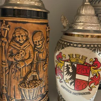 3 German steins