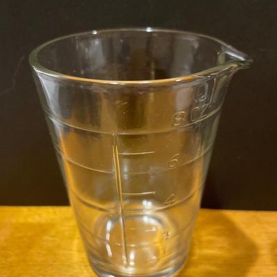 Vintage glass measuring beaker