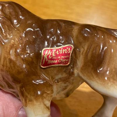 Mini ceramics buffalo and mice