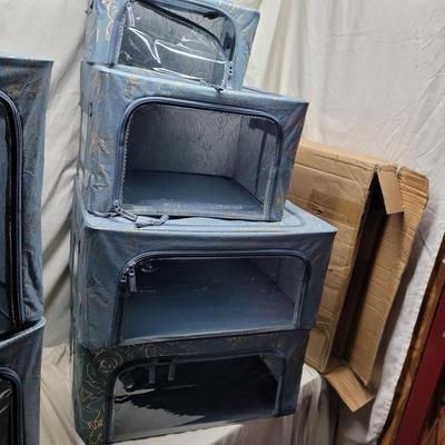 Sale Photo Thumbnail #961: New and very nice, they will be collapsed into the box in the last photos. Opened them to take photos.  Can you ever have enough storage?