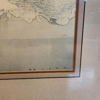 Lot of large framed prints