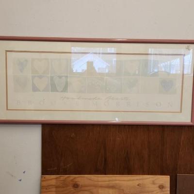 Lot of large framed prints