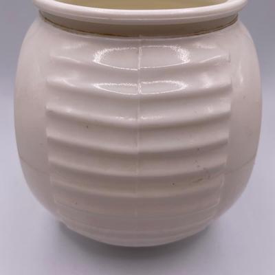 Fire King Vitrock grease jar