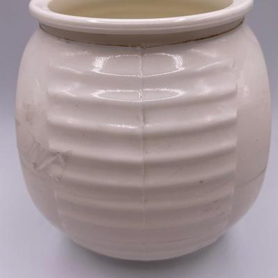 Fire King Vitrock grease jar