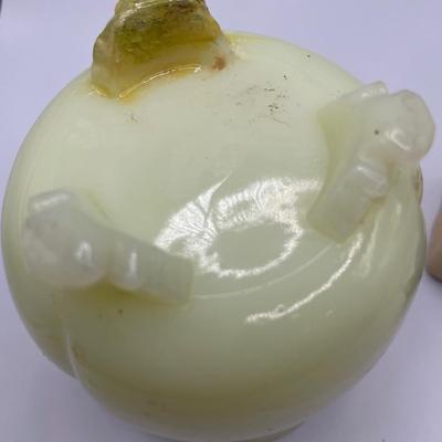 Bell Hop S&P and custard glass footed jar