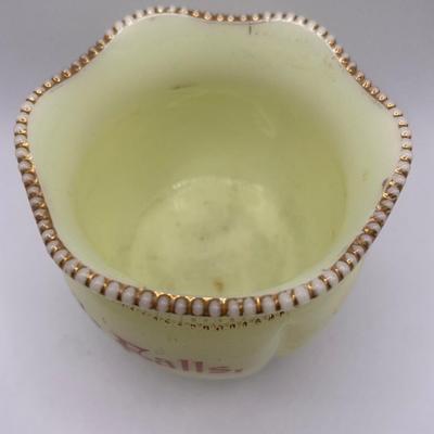 Bell Hop S&P and custard glass footed jar