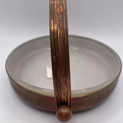 Copper with glass bowl