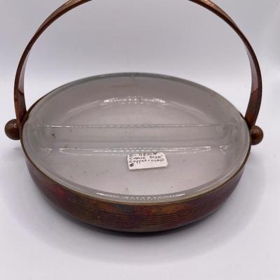 Copper with glass bowl
