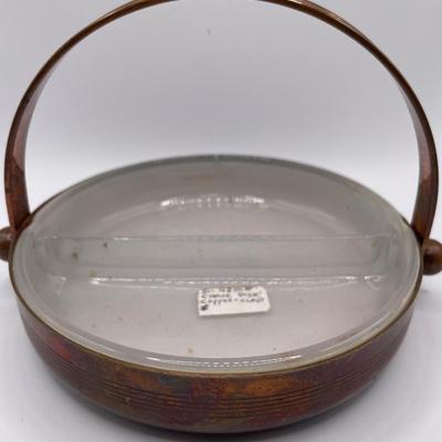 Copper with glass bowl