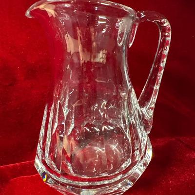 Lead crystal pitcher!