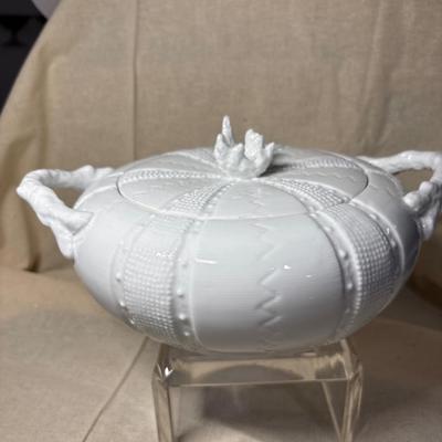 Unique urchin design covered dish