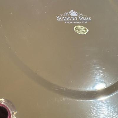 New Sudbury brass communion tray!