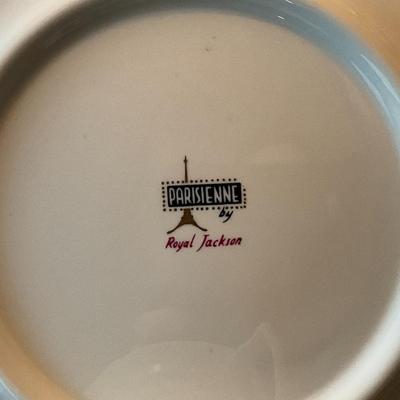 Sale Photo Thumbnail #133: There are 8 plus place settings along with serving dishes.  All in great shape, no chips.  60 total pieces